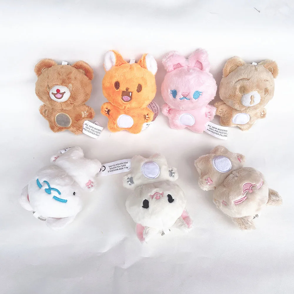 Kpop Jeno Renjun Stuffed Dolls Keychains Animal Image Cute Expression Plush Toys Keyring Jaemin Jisung Bag Pendant Fans Gifts