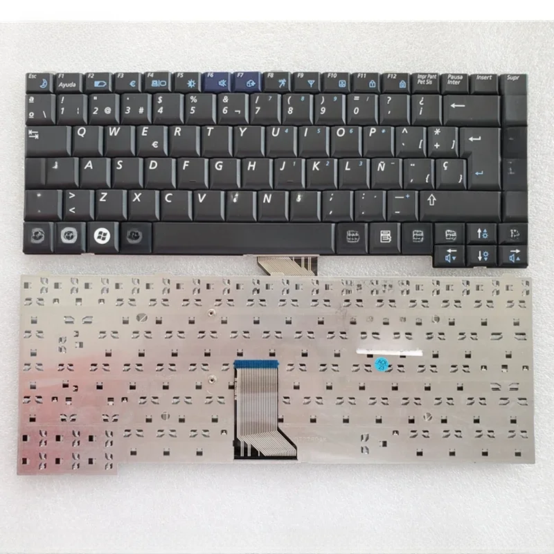 Hiszpański SP klawiatura do laptopa SAMSUNG NP-R60 R70 R510 R560 P510 P560 P500 R508 — zdjęcie 2