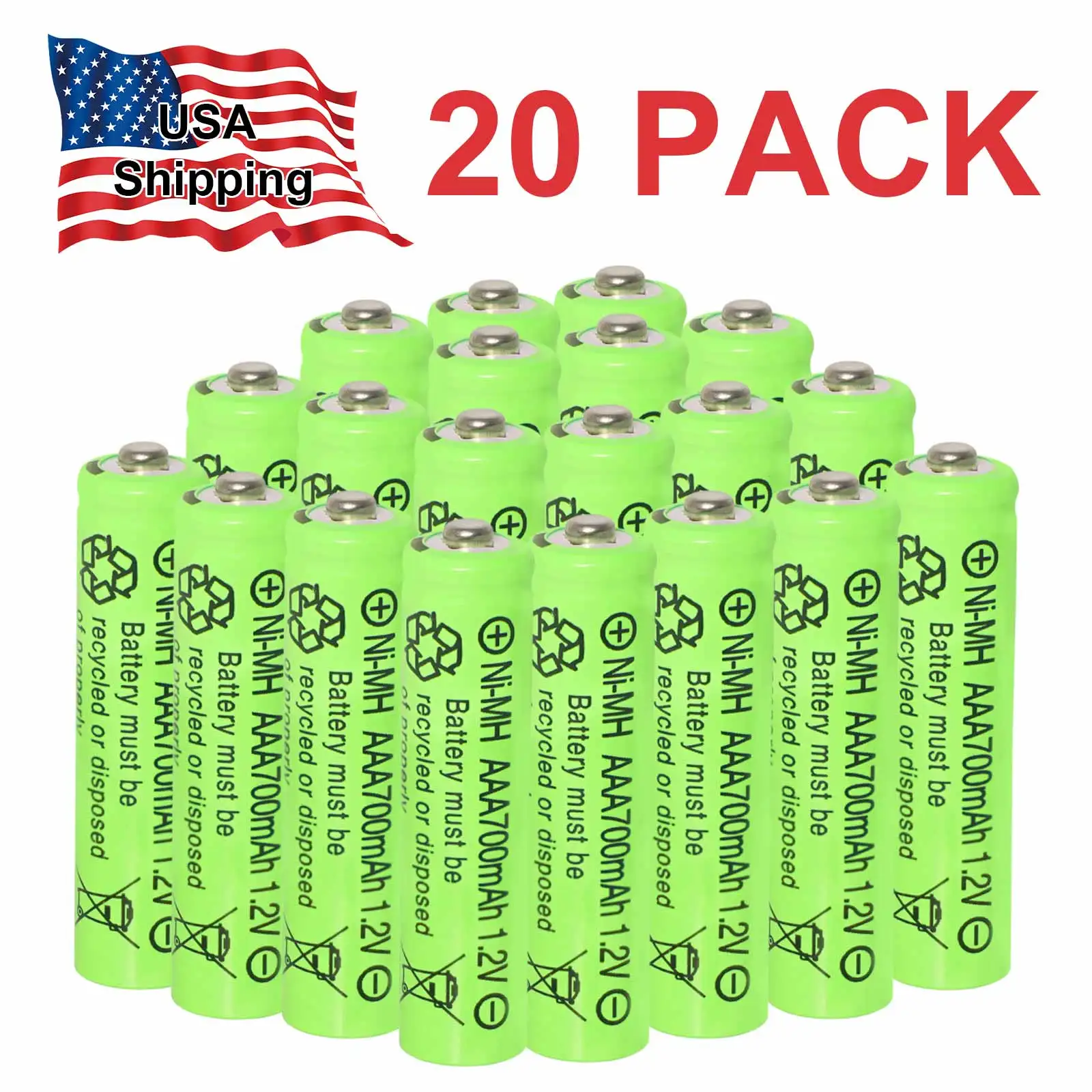 20PCS 14000Mah 1.2V… - image