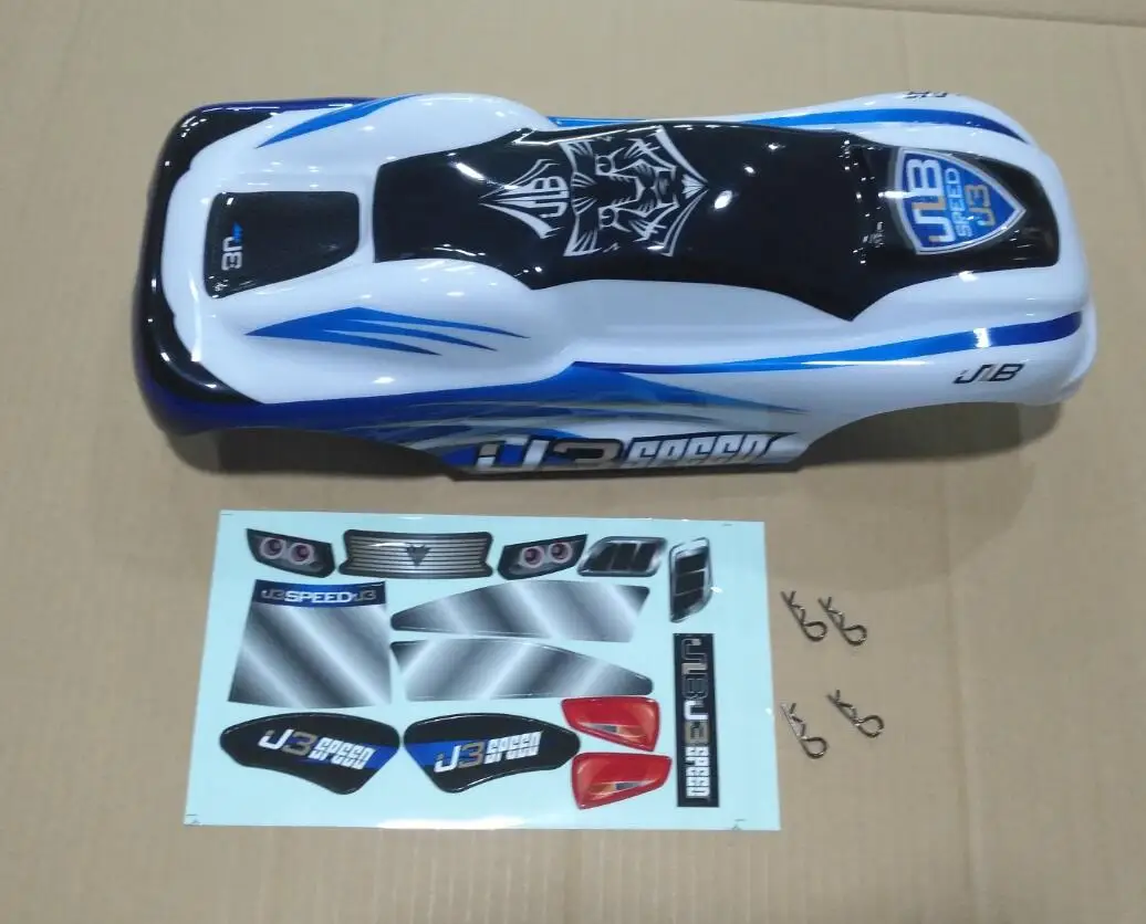 JLB RACING J3 SPEED 1/10 RC Car Truggy Parts EC1007 Shell Body EC1006 White Body shell