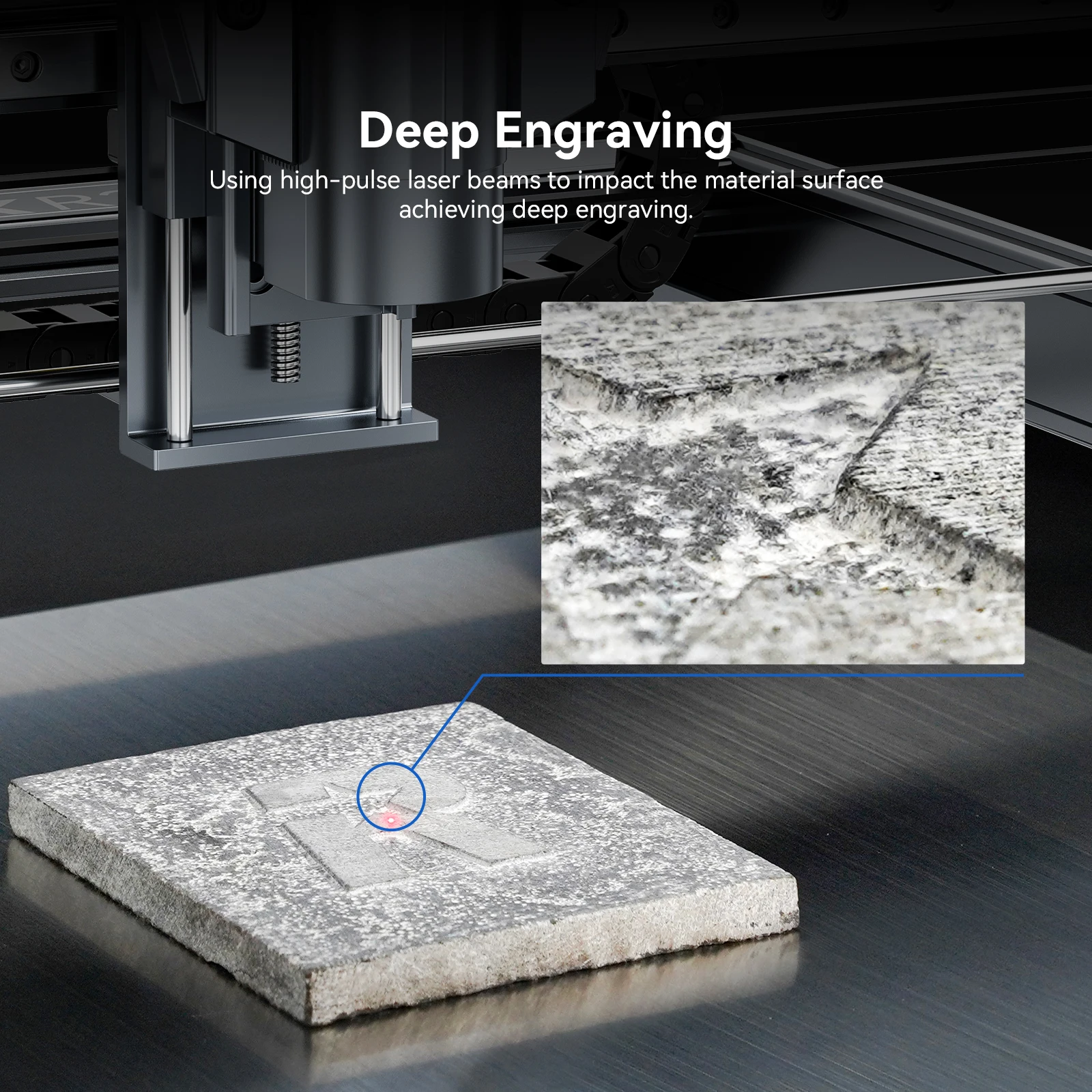 Atomstack MR20 20W Infrared Laser Module 1064nm Pulsed Fiber Laser Module Engraving Wood Plastic Cutting Metal Rust Removal DIY