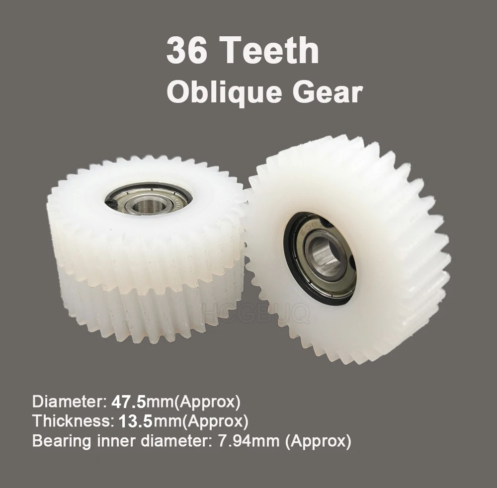 36Teeth 47.5x13.5mm E-Bike Oblique Gear Planetary Gears With 7.94mm Bearings For Bafang Motor Helical Gear 500W/750W Motor Parts