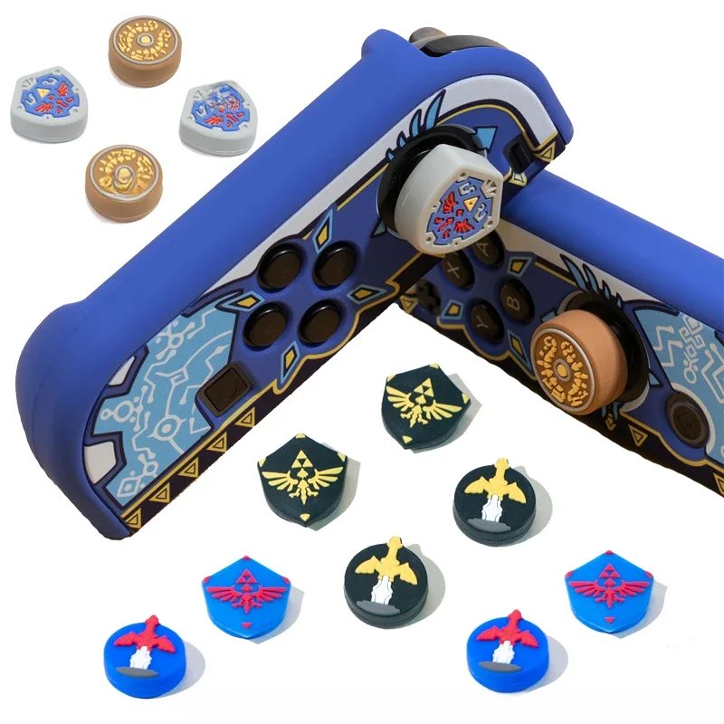 Capuchon de poignée de bâton de pouce en Silicone, couverture de Joystick souple, épée de jeu Skyward pour Nintendo Switch Oled NS Lite Joy-con, étui de manette de jeu