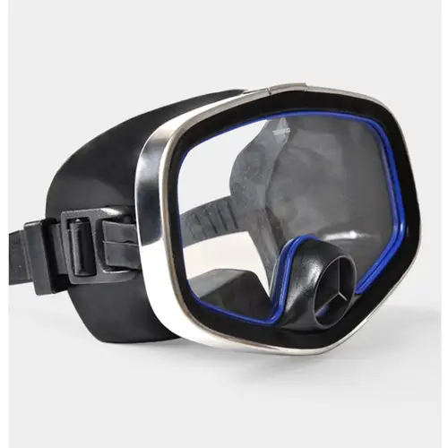 Imagen 1 del producto Máscara de buceo para adultos, gafas de snorkel, diseño ergonómico con vidrio templado para una cómoda herramienta subacuática