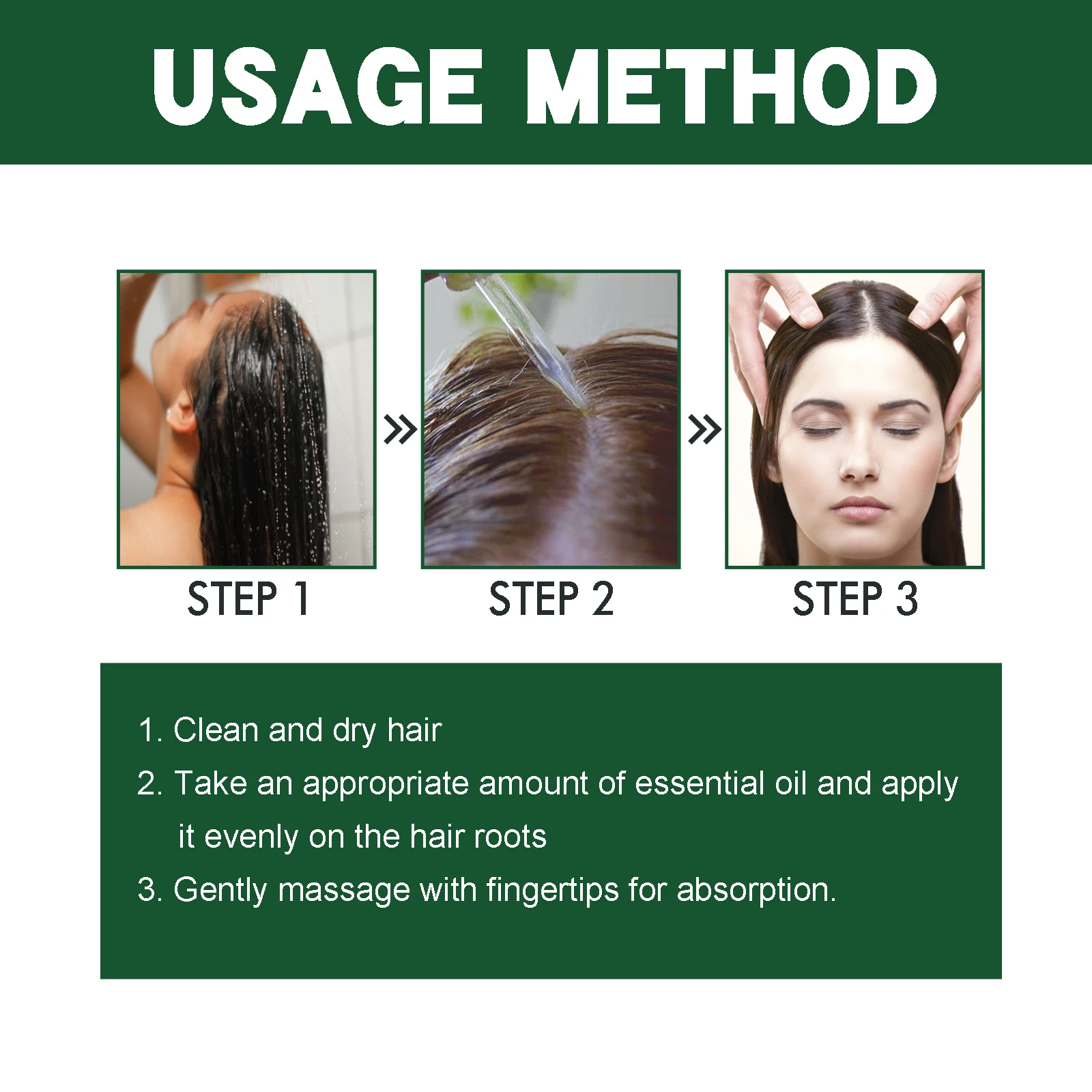 EELHOE Rosmarin-Haarpflegeöl, sanftes, nährendes, stärkendes Haarwurzeln der Kopfhaut, voluminöses, verdickendes Haarpflege-Essenzöl