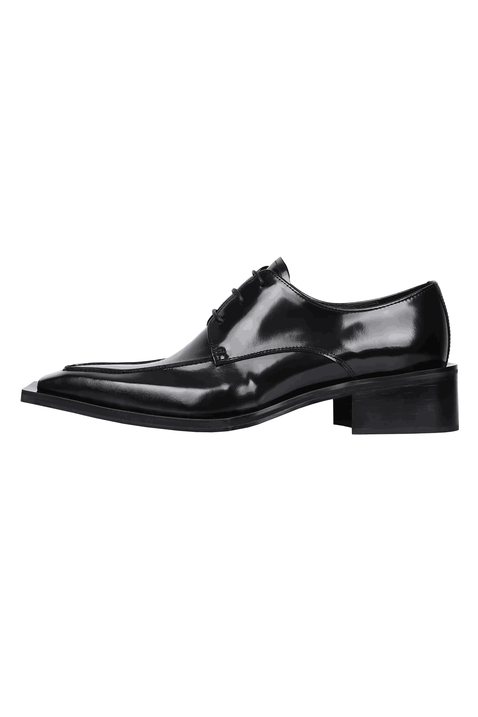 Black Genuine Leather Shoes Business Dress Shoes Low Heeled  Square Toe All-Match Casual Shoes Footwear Wear-Resistant