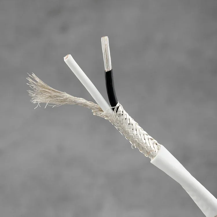 Tlenu-darmowa miedziana posrebrzane audio kabel ekranowany 2-core 1.5mm ² PEFP zimnej i odporna na wysokie temperatury przewód sterowniczy — zdjęcie produktu 3