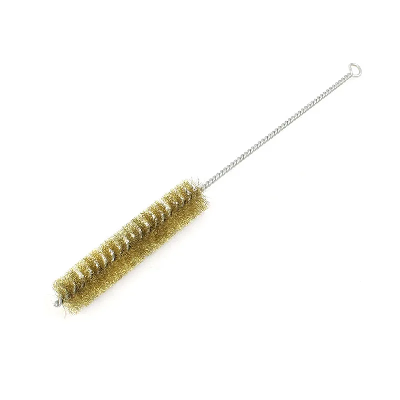 5Pcs Brass Wire Cleaning Brush 15mm Dia Metal Wire Pipe Tube Cleaning Brush Rust Cleaner Washing Polishing Tools 30cm Length