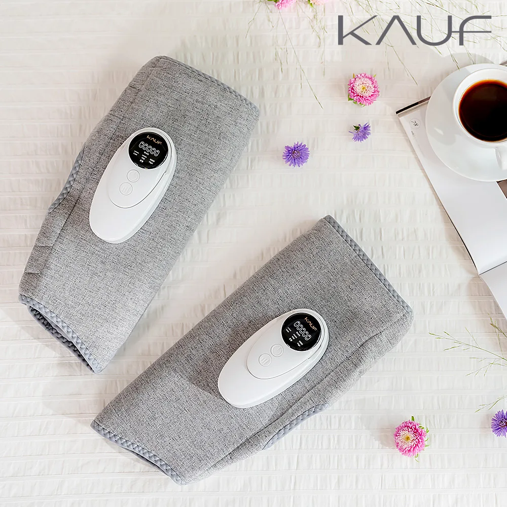 KAUF wireless heated air pressure dual calf massage full set (right + left leg configuration)