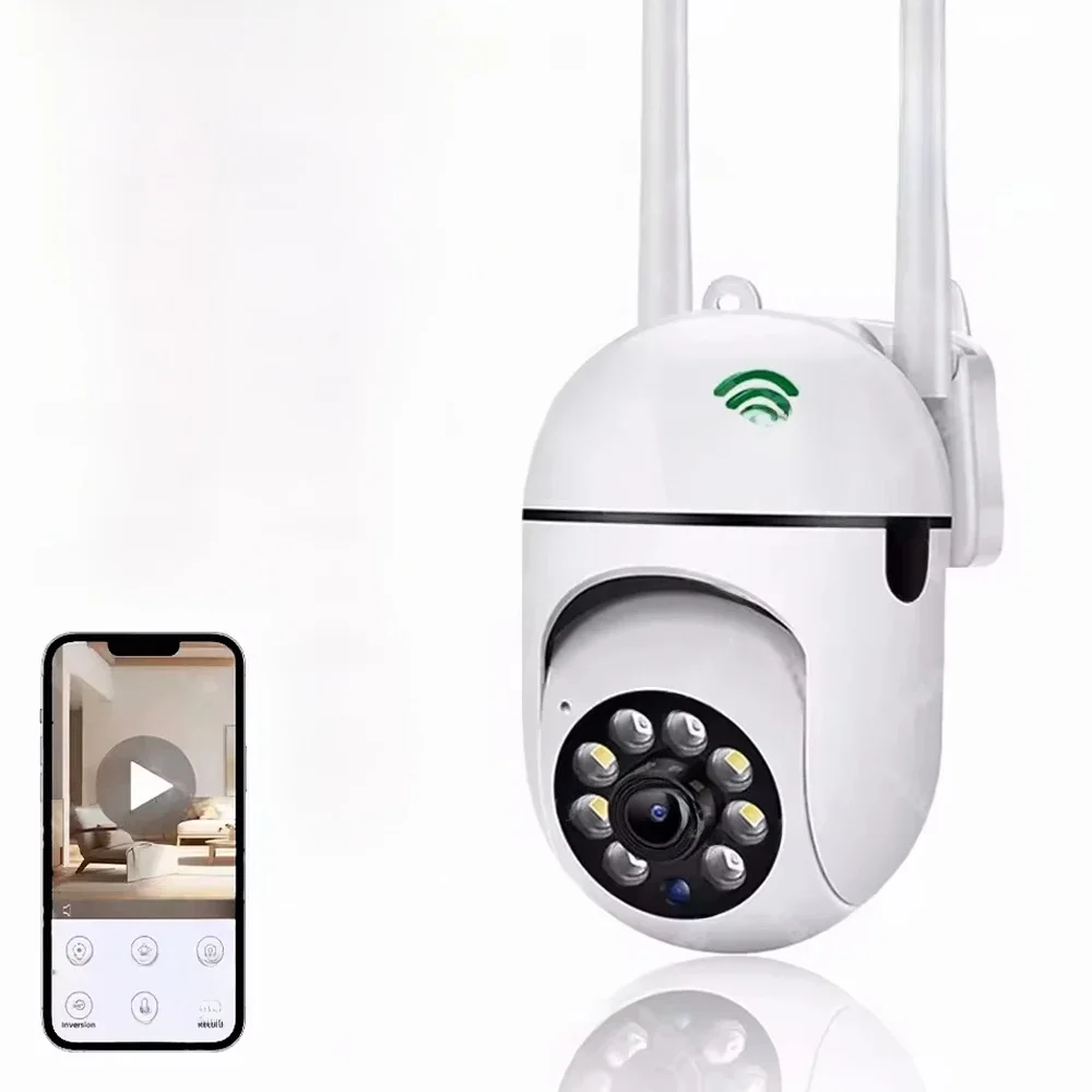 8MP Draadloze IP Outdoor Beveiliging Bewakingscamera PTZ met 4X Zoom AI Human Tracking Tweeweg Audio HD Nachtzicht Kleur - afbeelding 2