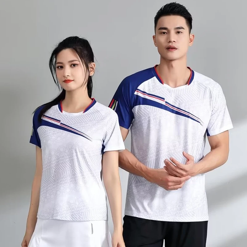 Männer/Frauen Tischtennis Ping Pong Badminton T-Shirt Training Übung Sport Kleidung Atmungsaktiv Quick-dry Stoff Hohe Qualität