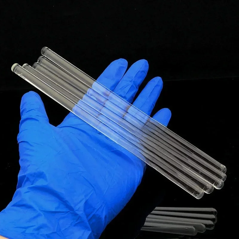 5 sztuk 10 sztuk laboratorium sztućce ze szkła borokrzemowego 5/7/8/10mm średnica 100/150/200/300/350/400mm długość mieszadło mieszadło — zdjęcie produktu 7