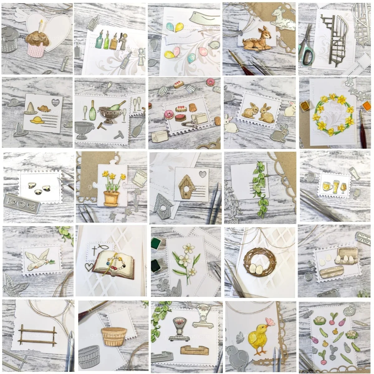 Ballons en forme d'œuf de lapin et de fleurs, matrices de découpe en métal, bricolage, Scrapbook, carte artisanale en relief, modèle artisanal de décoration, pâques 2025