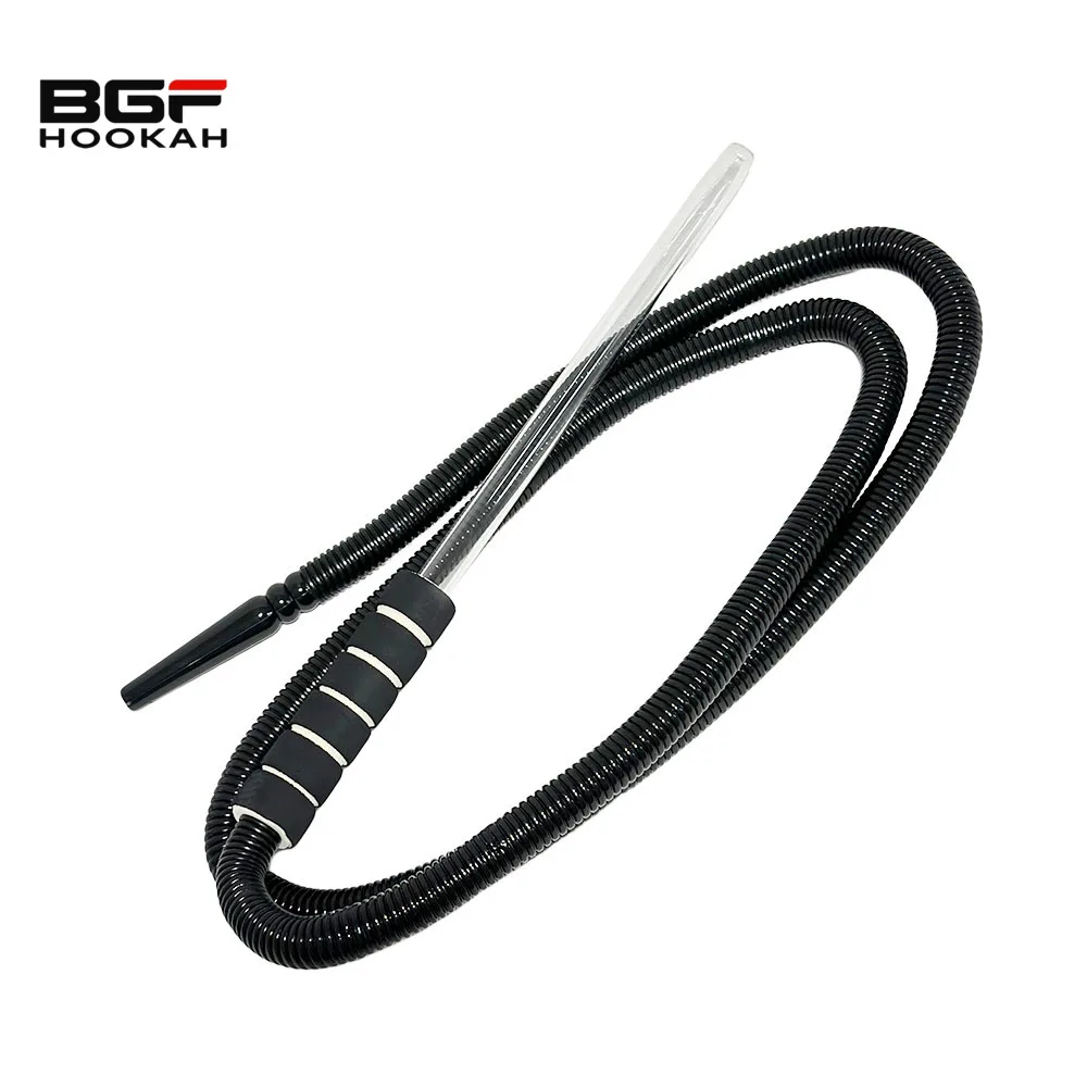 

Disposable Black Hookah Hose Glass Handle Mouth Tips Glass Pipe for Smoke Shisha Bar Chicha Accessories