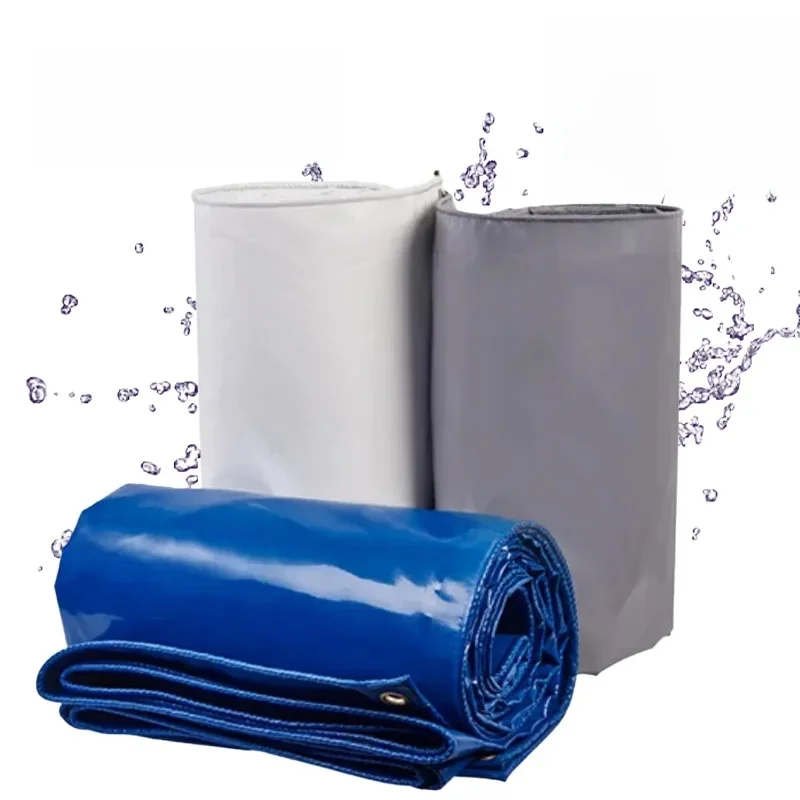 500gsm PVC-zeildoek Waterdicht Zwaar Aanpasbaar Tarp Cover Luifel Luifel Regendicht Planten Binnenplaats Tuinhuisje Balkon Paviljoen - afbeelding 2