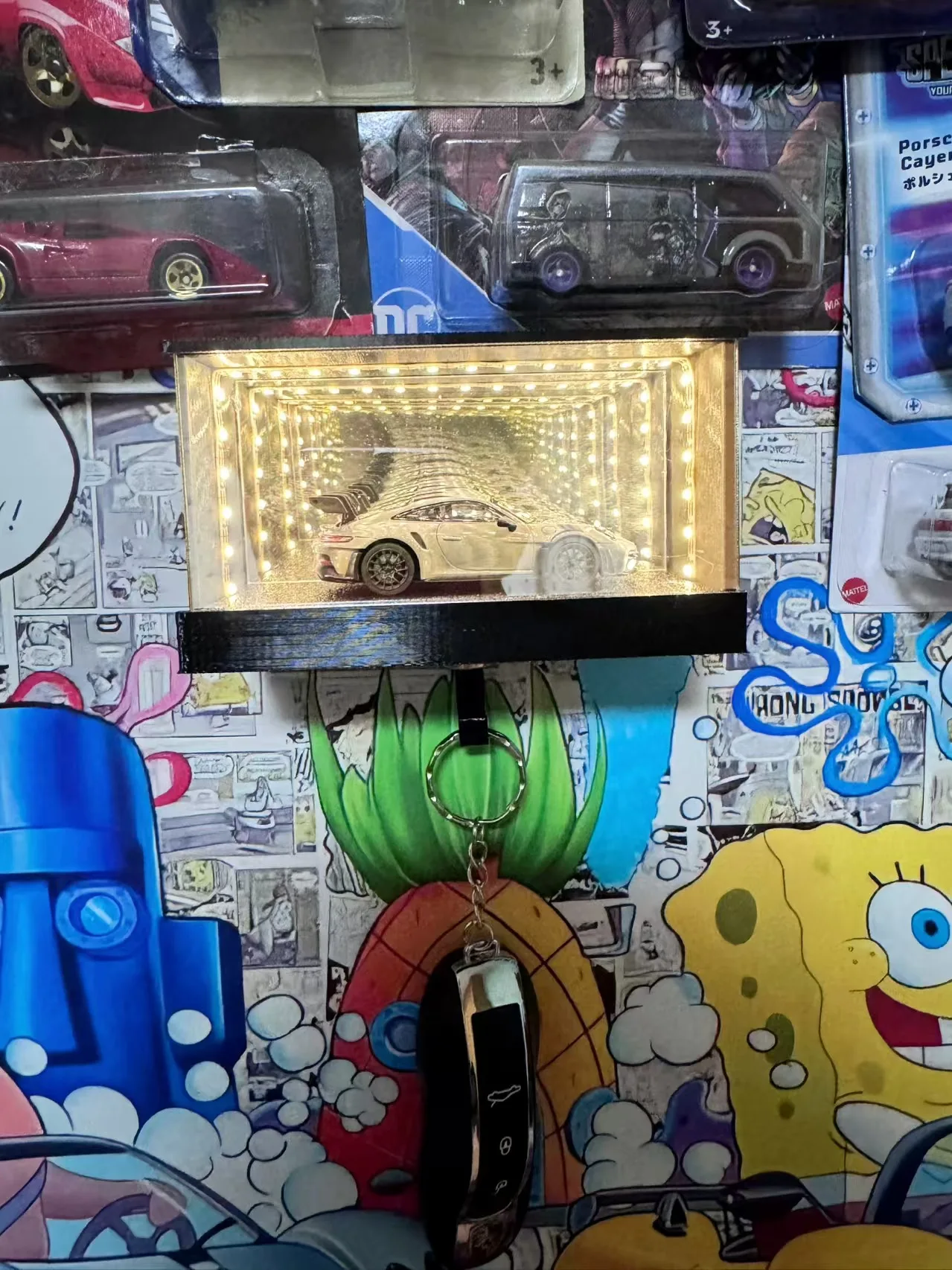 LED Garage Key Holder - Box Shape photo review