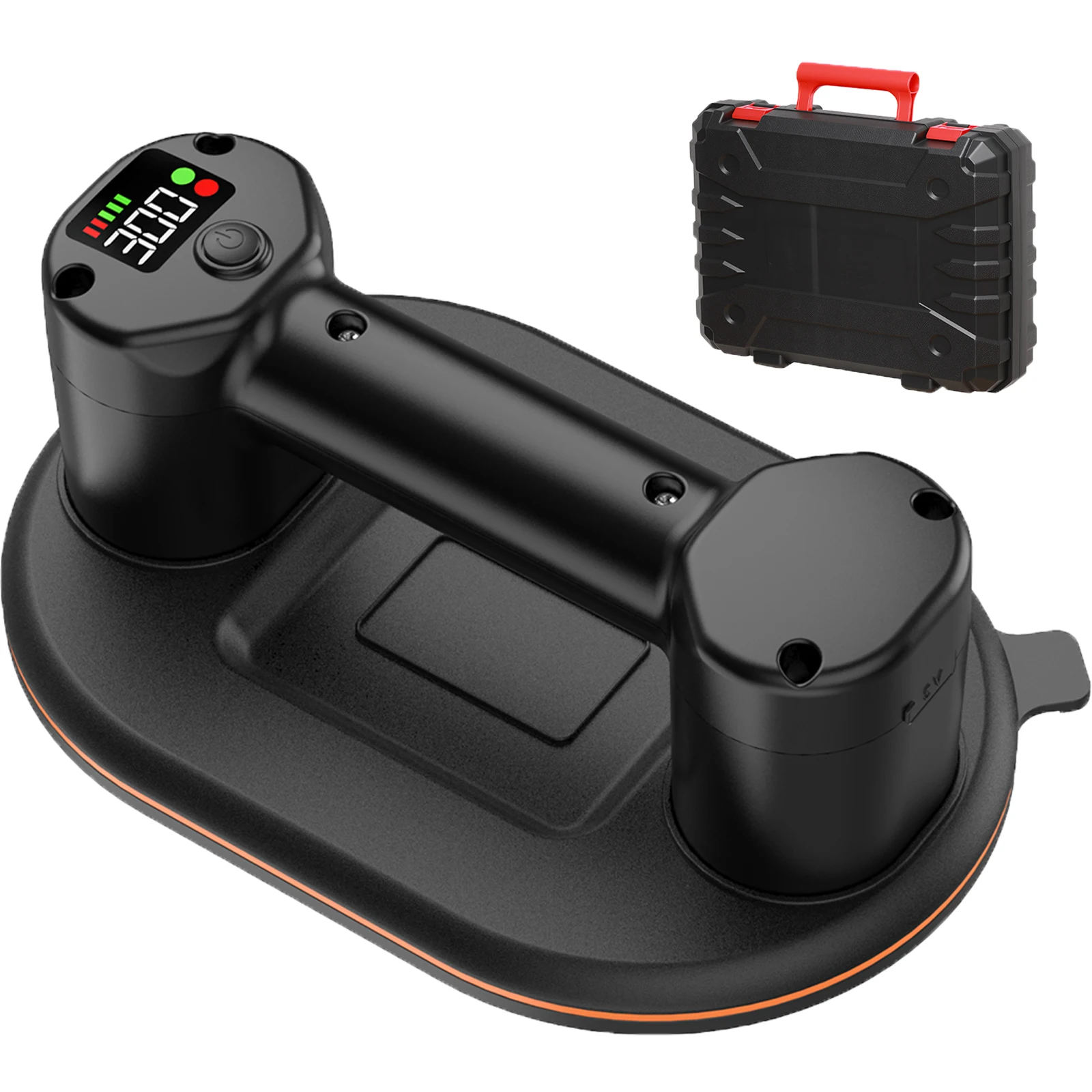 300KG Belasting Zware Smart Display Grote Elektrische Vacuüm Zuignap Glazen Tegel Lifter 3600mAh Vacuüm Sukkels Lifting tool