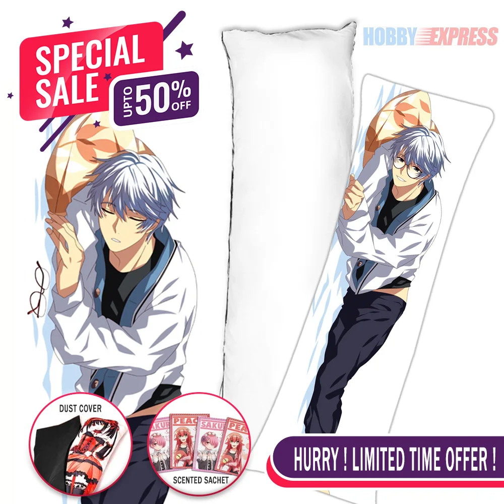 

Hobby Express Anime Dakimakura Japanese Otaku Waifu Life Size Doublesided Hugging Body Pillow Cover Mammon Obey Me 23641