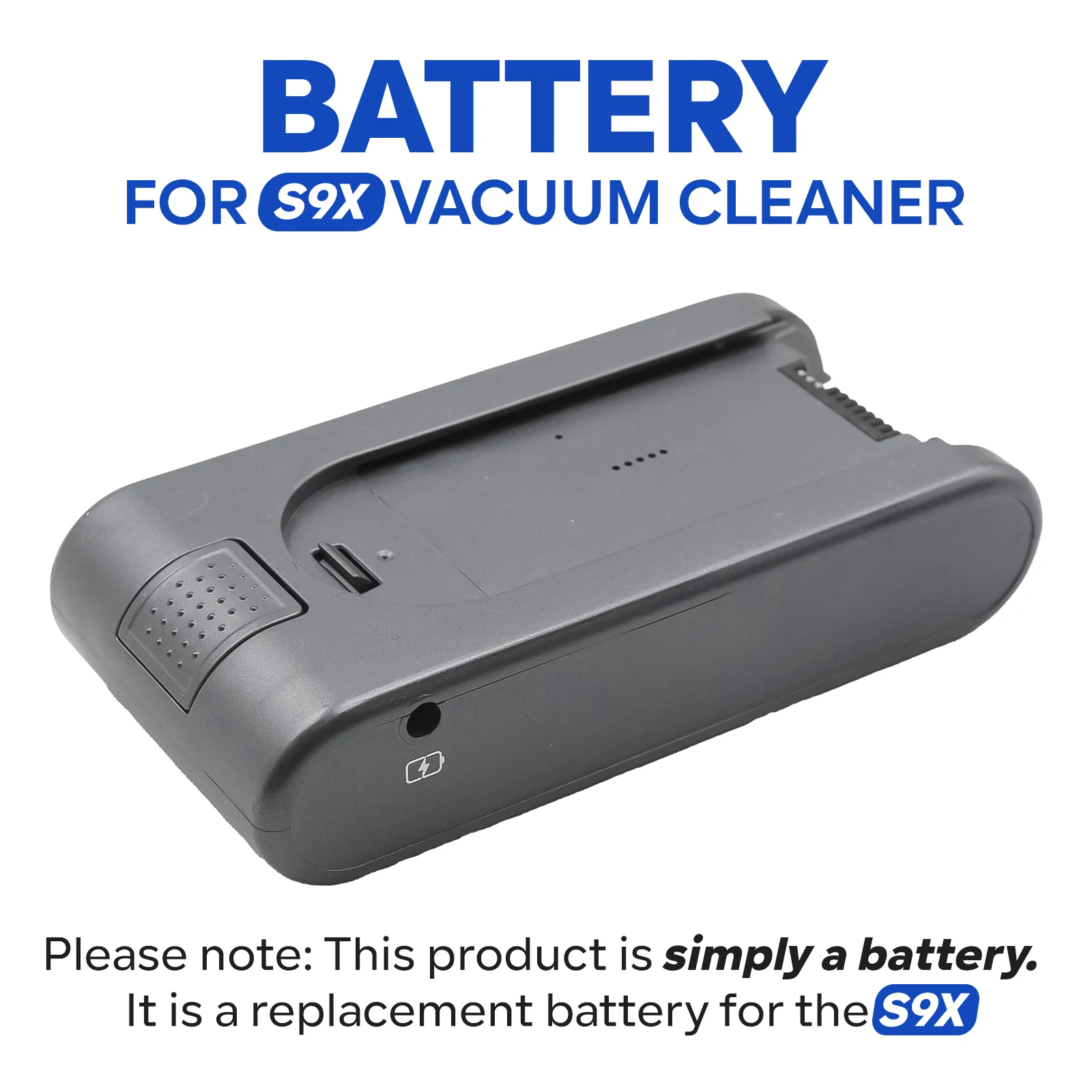Batterie pour Aspirateur S9X – 2000mAh– Temps de Charge 4.5H – Accessoire d'Origine S9X