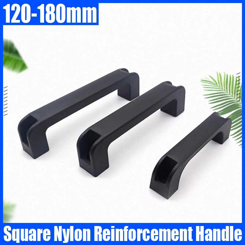 

1PC 120mm-180mm Hole Spacing Nylon Reinforcement Handle Welder/Machine Tool Handle Cabinet Door Knob Furniture Hardware Pull