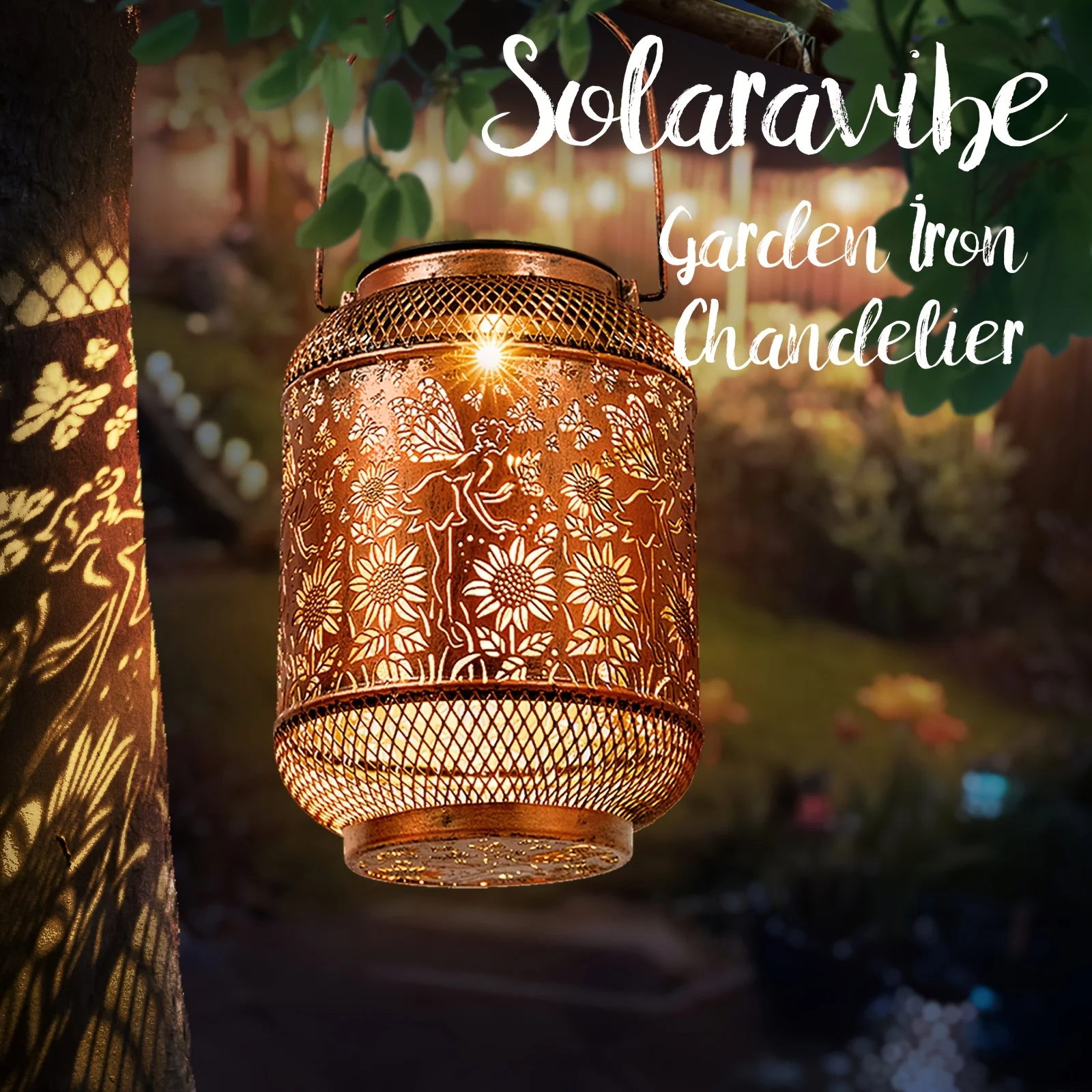 

4 стиля и варианта уличных солнечных водонепроницаемых светильников, украшения для домашней веранды, проекционные эффекты