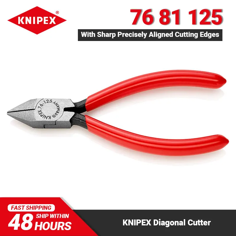 

KNIPEX 76 81 125 Diagonal Cutter for electromechanics Cutting edges Electrician Plier with Additionally Induction-hardened