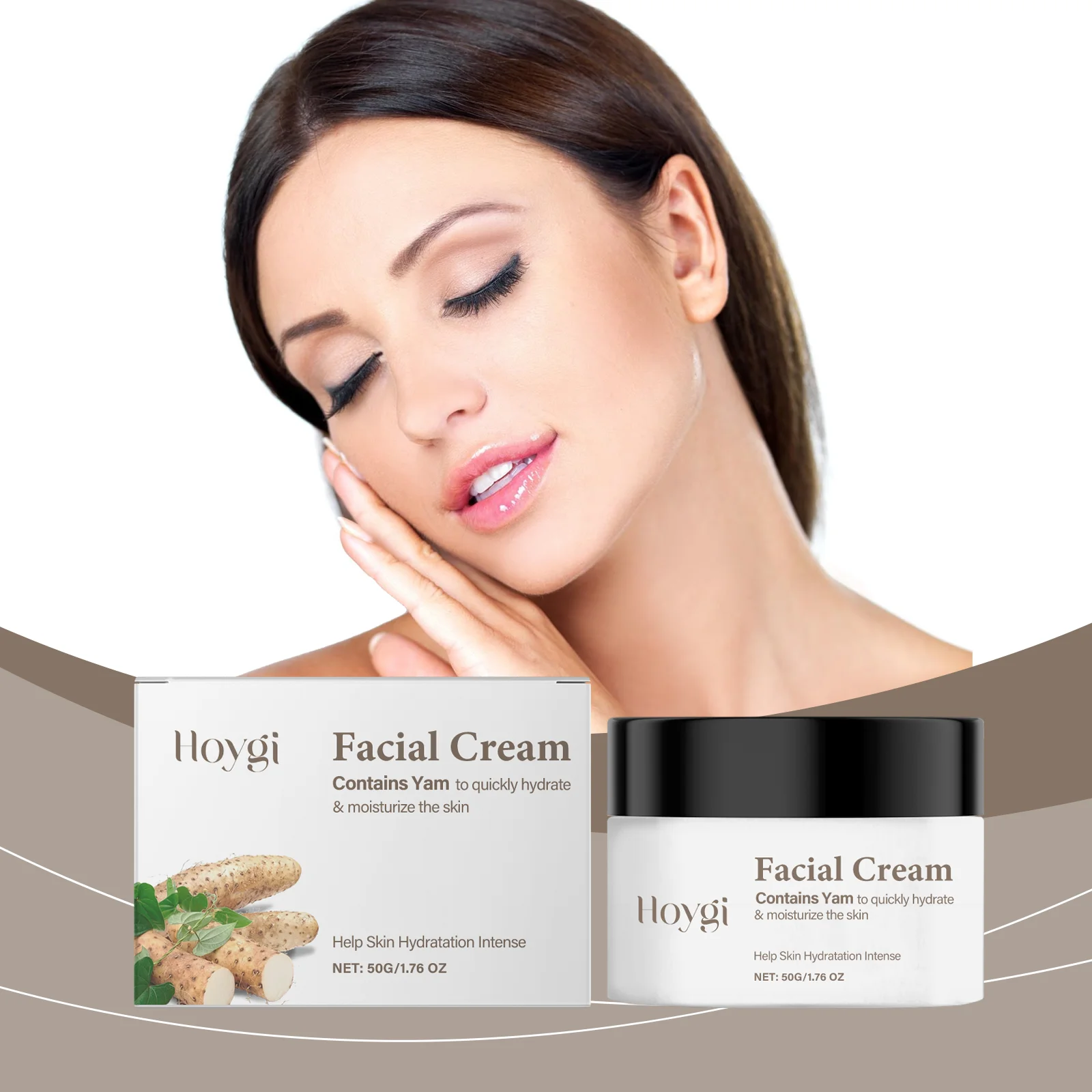 

Yam Face Cream Improve Skin Dullness Balances Moisture Levels Refines Skin Texture Lasting Hydration Sooth Skin Care Face Cream