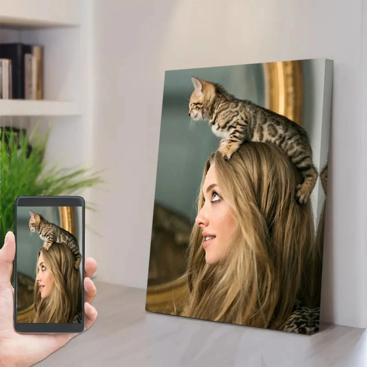Custom Canvas Prints: Upload your photos. Choose from Modern, Classic, or Art Deco styles. An unforgettable keepsake and canvas view 5