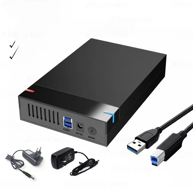 Obudowa na dysk twardy 3,5 cala SATA na USB 3.0 Zewnętrzny czytnik dysków twardych do obudowy HDD Obudowa na zewnętrzny dysk twardy HD Obudowa o dużej prędkości do laptopa PC — zdjęcie 2