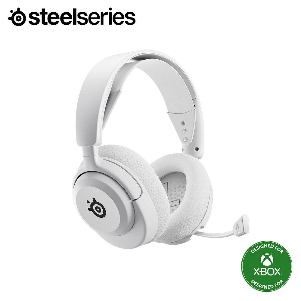 سماعة الألعاب اللاسلكية Steelseries Arctis Nova 5X باللون الأبيض