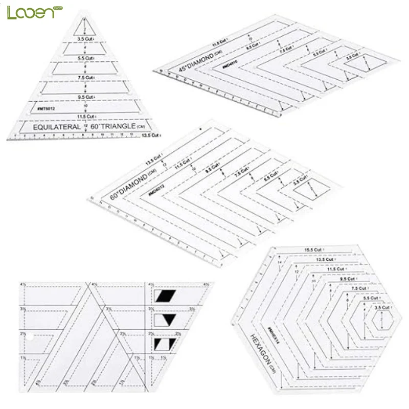 

1 Piece Acrylic Patchwork Ruler, Garment Draping Gauge & Seam Allowance Ruler, Fabric Cutting Tool