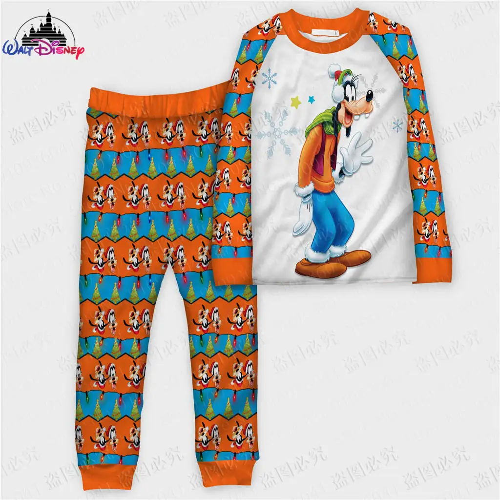 

Disney 2022 Christmas series Winnie the Pooh Goofy US size 3D print High Quality Ugly Christmas parent-child outfit pajamas suit