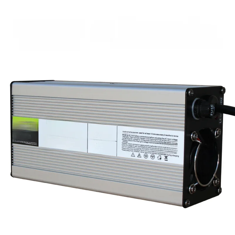 Ładowarka 72V 5A inteligentna aluminiowa obudowa nadaje się do zewnętrznej akumulatora kwasowo-ołowiowego 72V inteligentne ładowanie trójkołowego — zdjęcie produktu 6