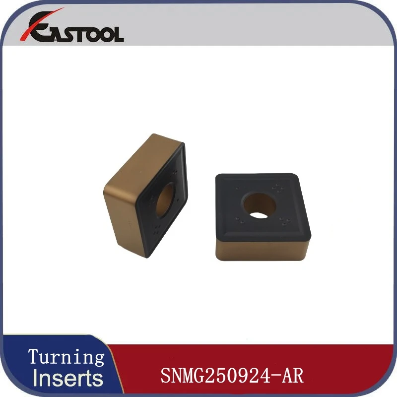 

Carbide Indexable Square Turning Inserts SNMG250924-AR Roughing Machining CVD Coated Double-sided