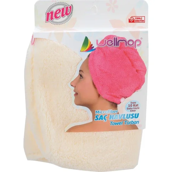 

Wellmop Hair Towel Beige Wellmop Hair Towel