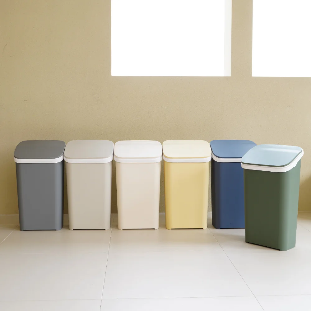 1 20L Plastic One-touch Trash Can, Office Trash Can, household Trash Box, separate