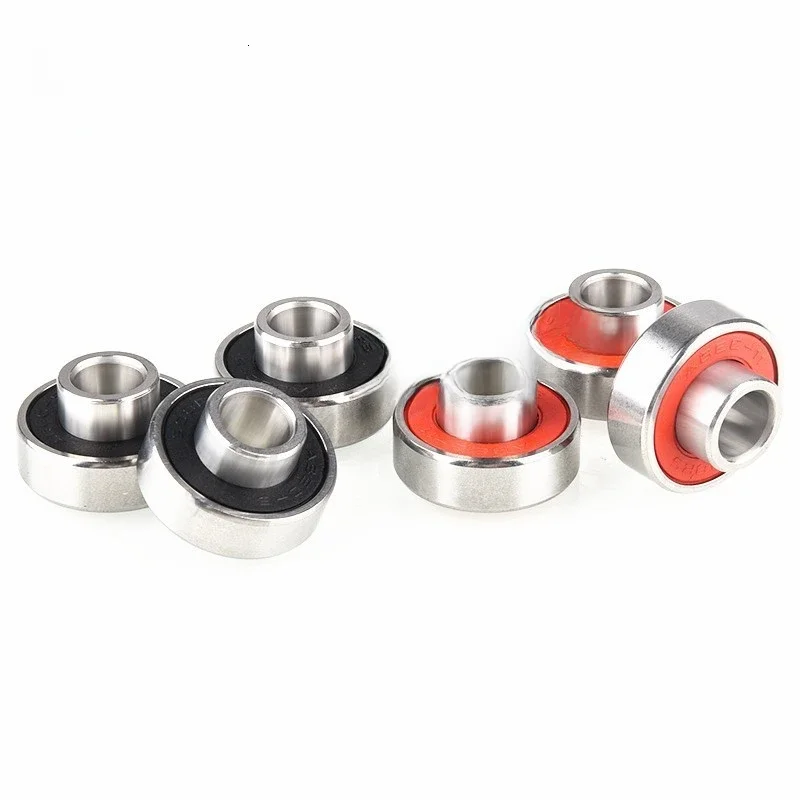 2/10 sztuk/partia 608 2RS ABEC-11 zintegrowany Spacer dla osi Slalom ostrze Inline skate 608 łożysko skuter rolki — zdjęcie 2