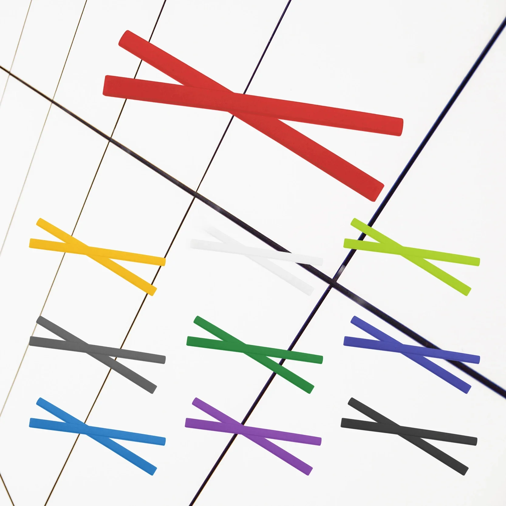 Chaussettes d'oreille de remplacement en caoutchouc de silicone E.O.S pour OAKLEY Pitchman R OO9439 multi-options