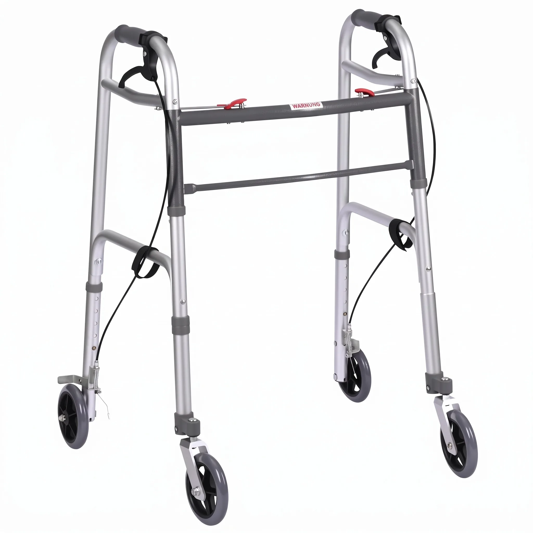 ANDADOR PLEGABLE CON RUEDAS Y FRENOS