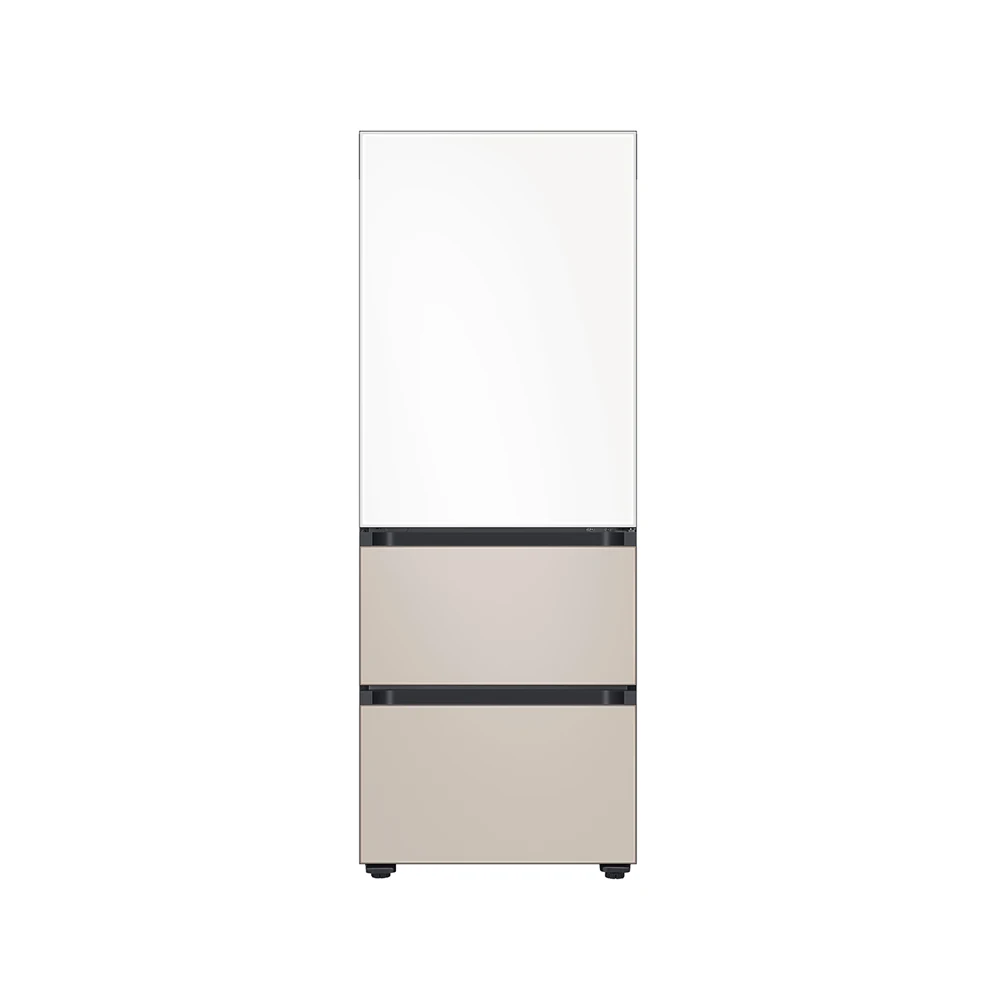 Samsung Electronics Non-Spokk Kimchi Plus Kimchi Refrigerator RQ33DB74C1AP Kitchen Fit 313 Liters 1 Grade 3-door Metal Glass door color line tack