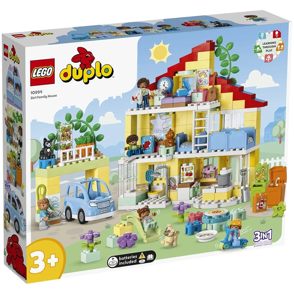 Lego Duplo family home 3en1, 10994, toys, babies, sturdy, hard, safe, boys, girls, blocks, pieces, original, store, official license, new, bricks, bricks, gift