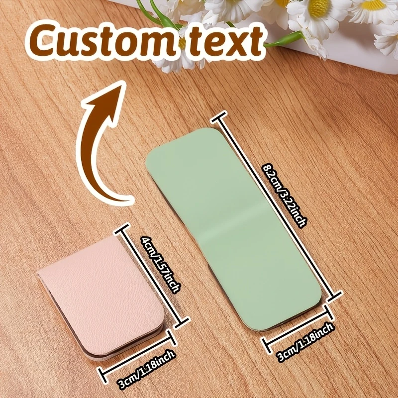 Custom Magnetic Bookmark Personalized Name Text Page Clip for Books Notebooks and E-Readers Multi-Purpose Reading Accessory