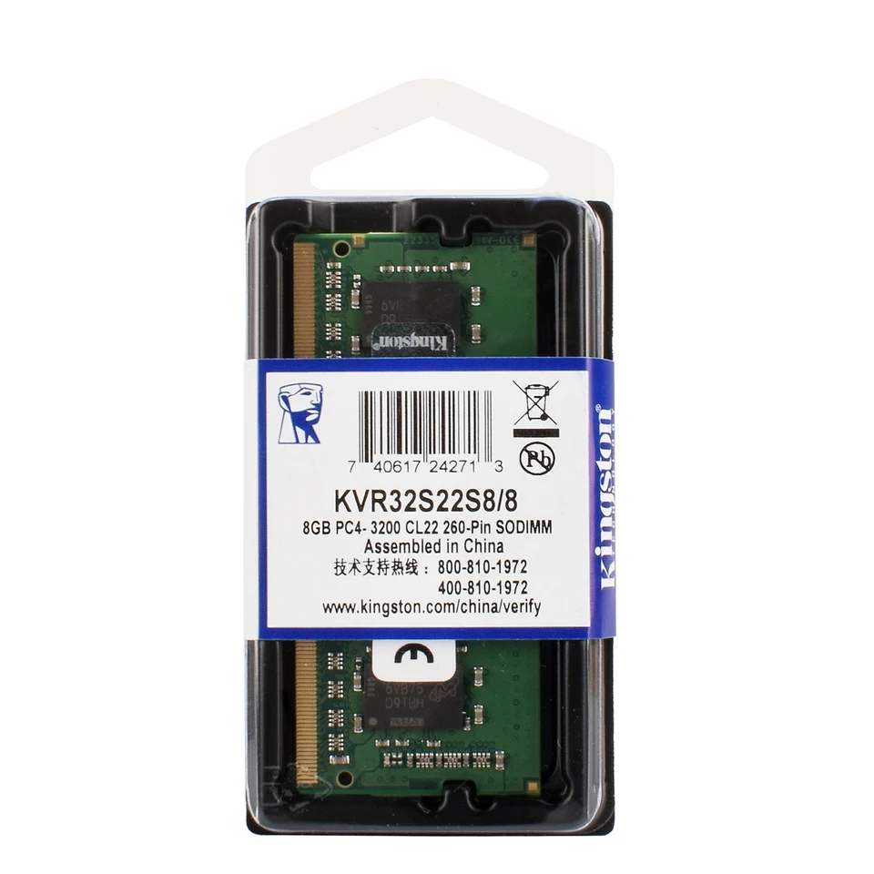 Kingston Memoria RAM DDR4 4GB 8GB 3200MHz 2133MHz 2400MHz 2666MHz