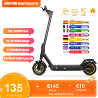 2025 Upgrate AOVOPRO Smart APP Electric Scooter 350W/500W Powerful Motor 36V/42V 25-45KM  Range Adults EScooter with Dual Brake