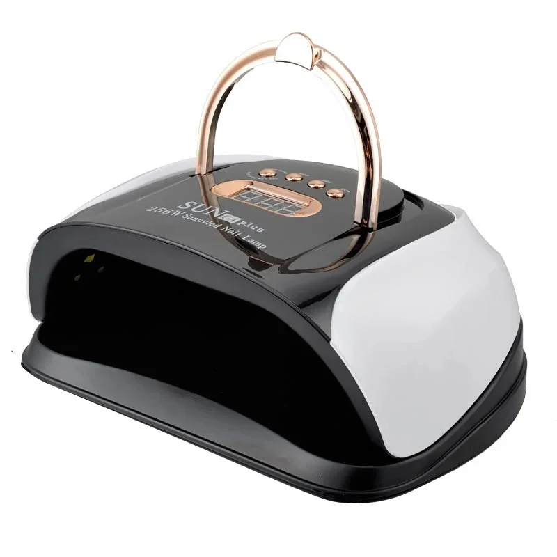 256W nagellamp draagbare laser rood blauw zon UV LED-lamp krachtige droger gellak sneldrogende lamp voor manicure salon - afbeelding 2