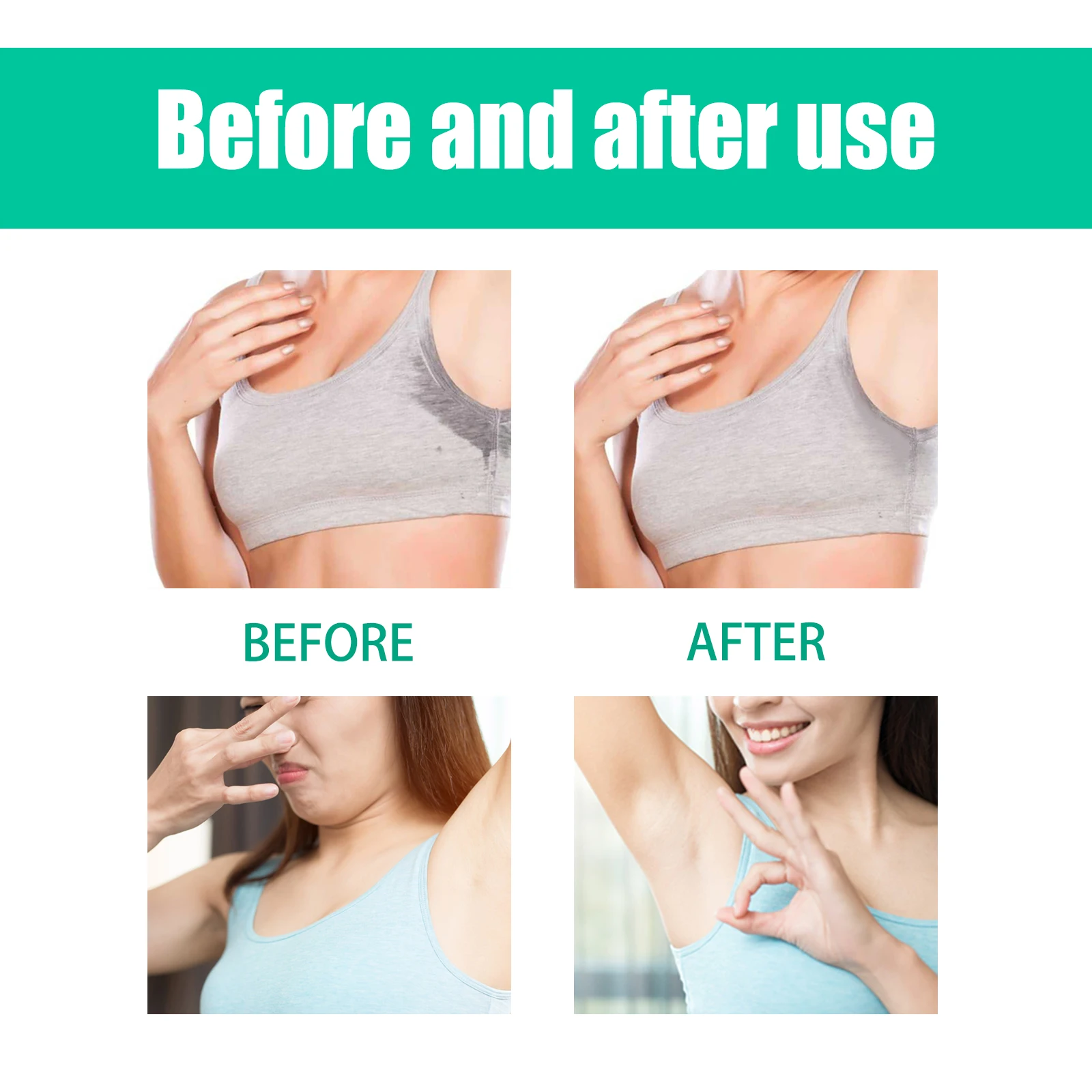 EELHOE Body Odor Removal Spray Armpit Odor Remover Long Lasting Antiperspirant Deodorant Spray Body Refreshments Underarm Spray