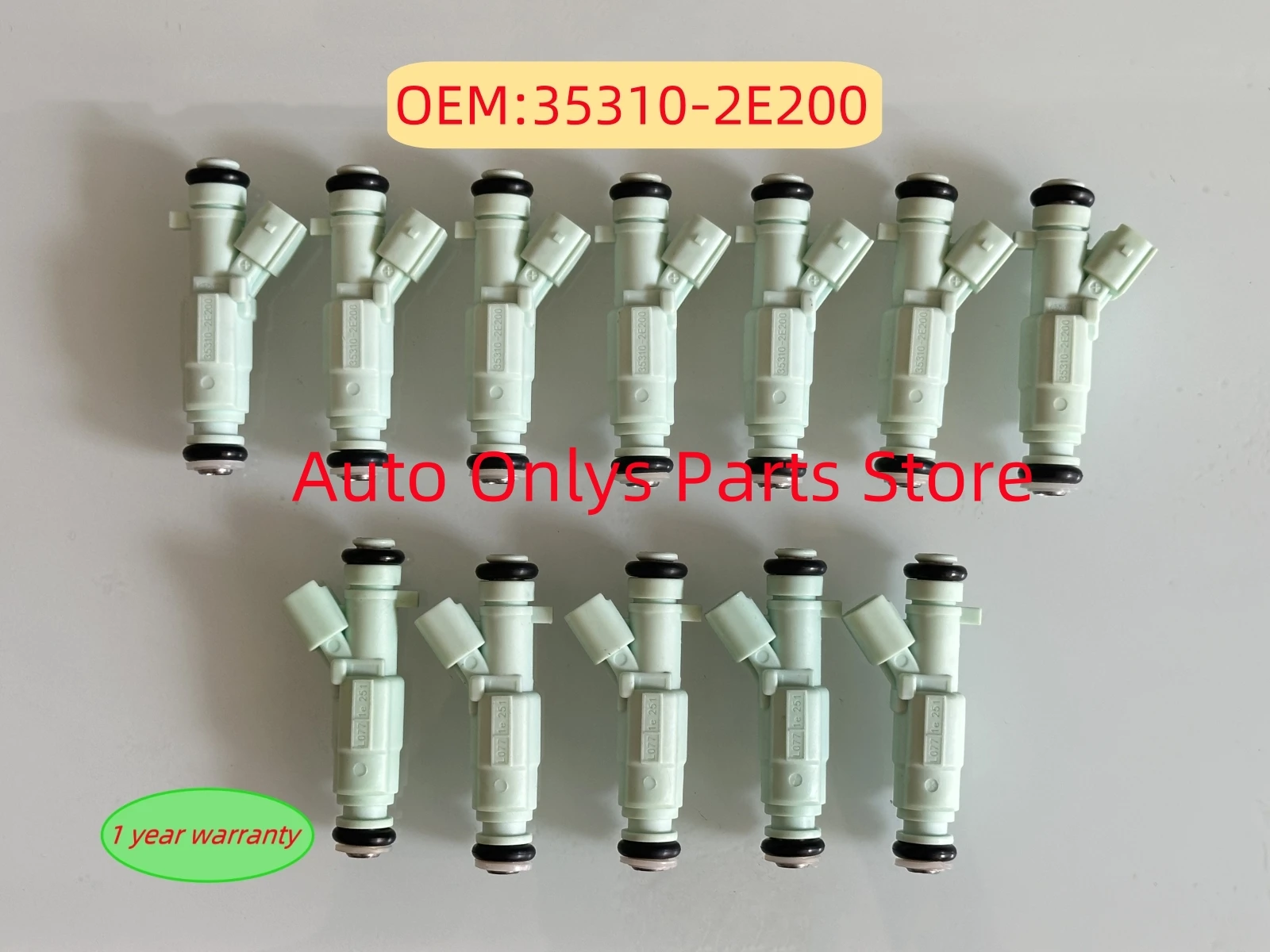 12pcs High quality 35310-2E200 353102E200 Fuel Injector Injection Nozzle For Hyundai Sportage Nova Elantra 1.8L L4 Auto Parts