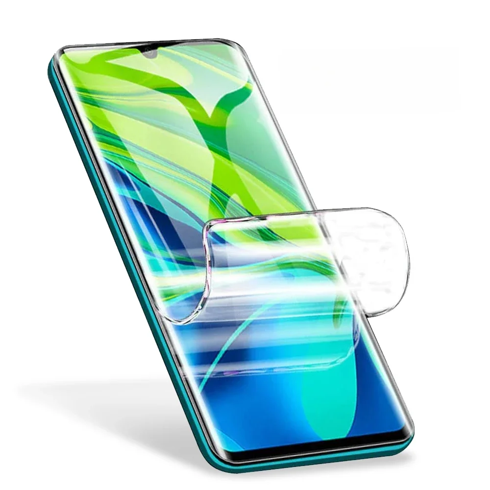 Protetor de tela compatível com xiaomi mi 10 10t mi 9 redmi note 8 7 100d hidrogel filme cobertura