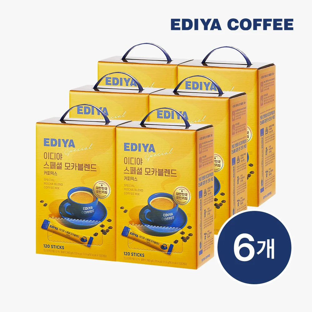 Idya Special Mocha Blend Coffee Mix 720t (120t X 6 Pieces)