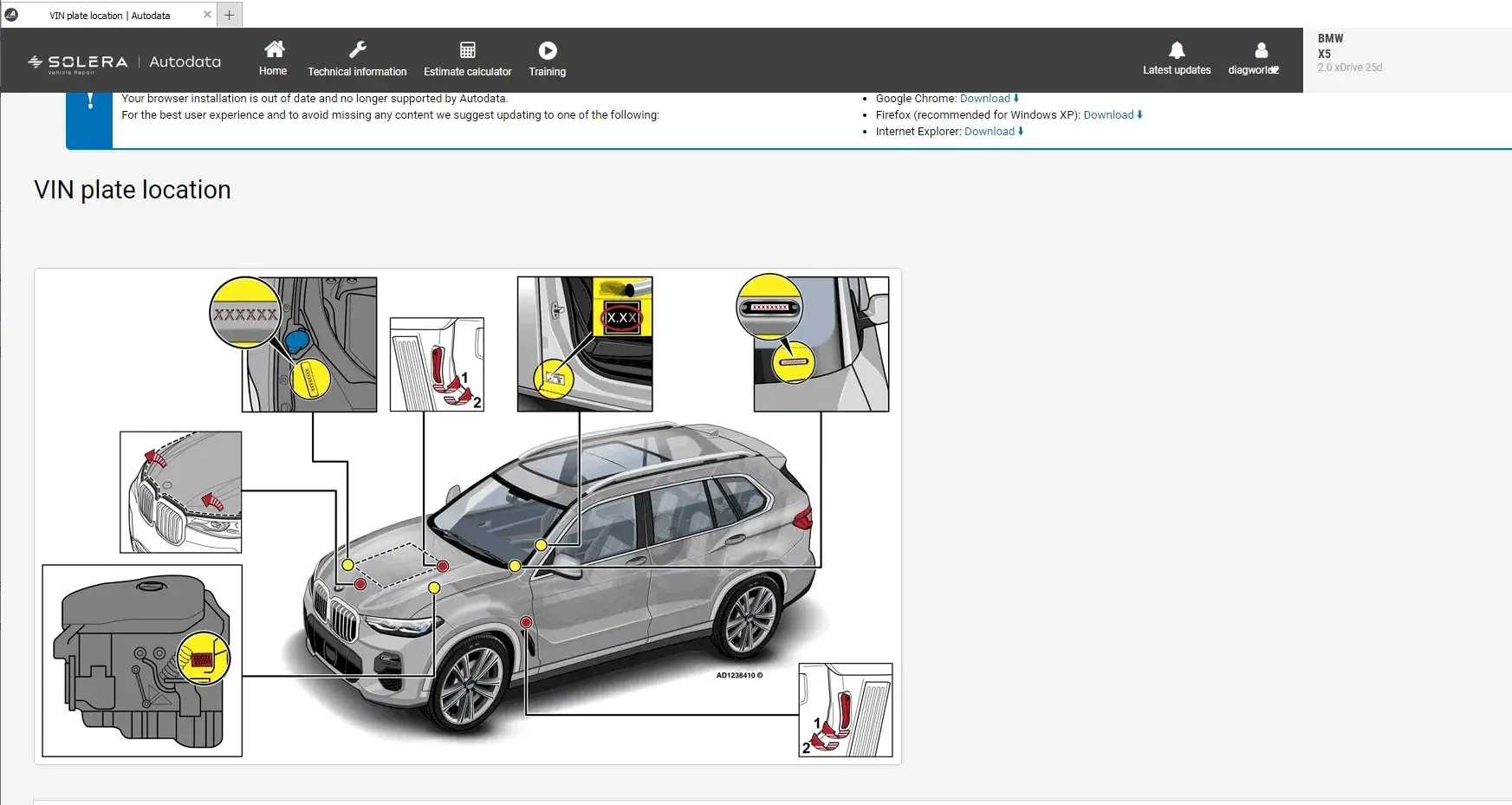 2024 AUTODATA Online Account One Year for Car Truck Auto Data Car Repair Software Update Online for VIN Engine Diagram Chasis